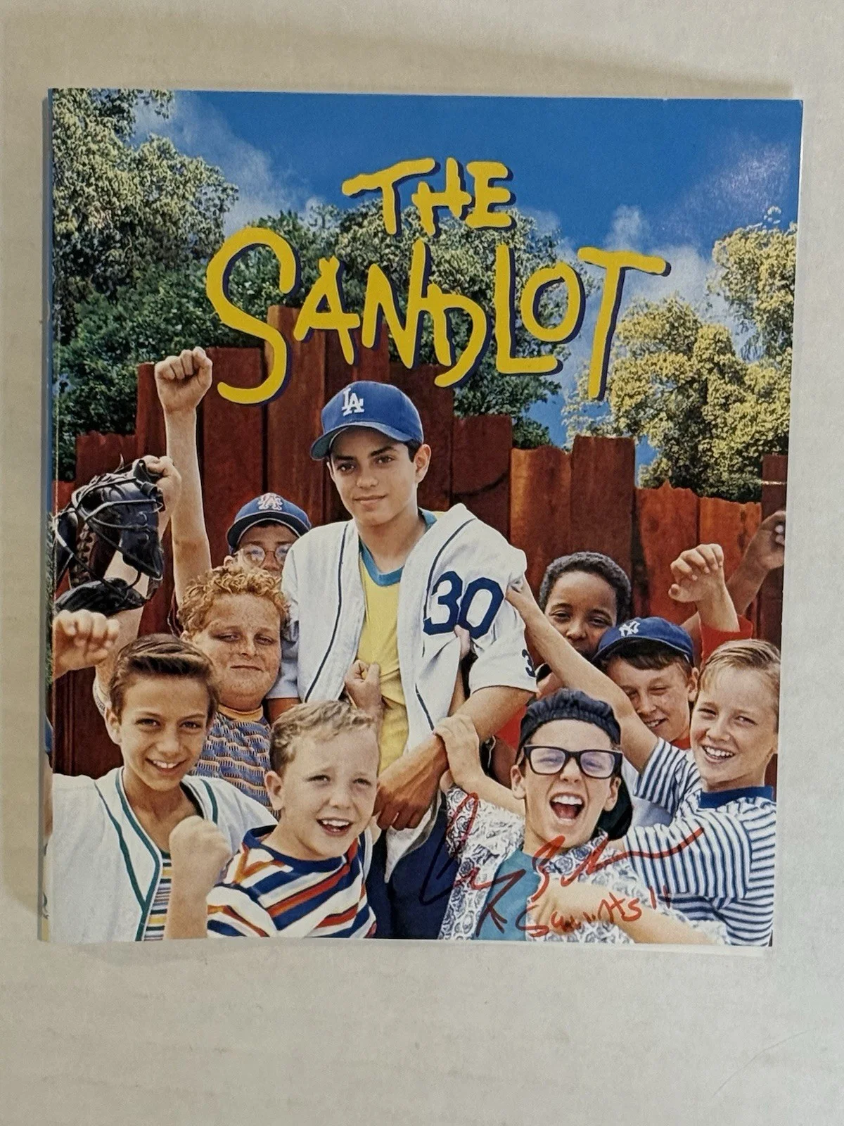 Tom Guiry — The Sandlot Blue Ray Cover Signed By Tom Guiry “Smalls”