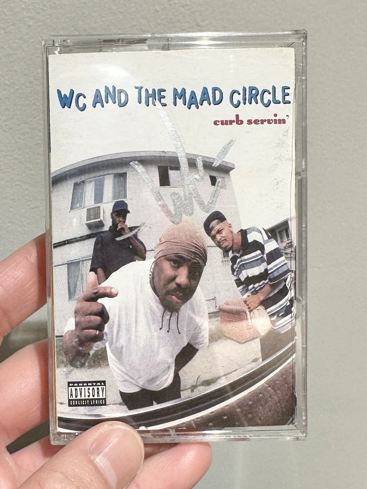 WC Autograph Signed Curb Servin Cassette Tape JSA Rap Hip-Hop Ice Cube Mack 10, изображение 4