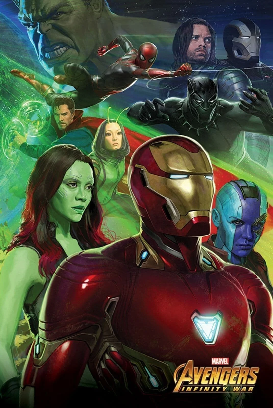 Avengers Poster Infinity War Large 61x91.5 cm | 24x36 inch New Marvel Movie Art, изображение 3