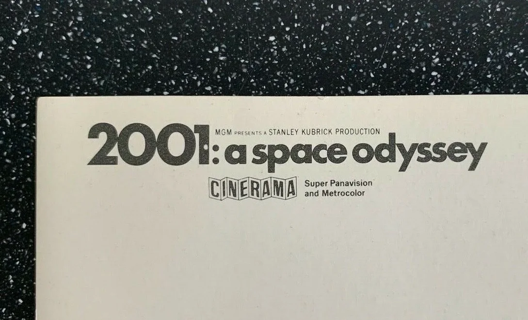 2001: A Space Odyssey (MGM, 1968) - 3D Lenticular Postcard (4.25" X 5.75") -RARE, изображение 4