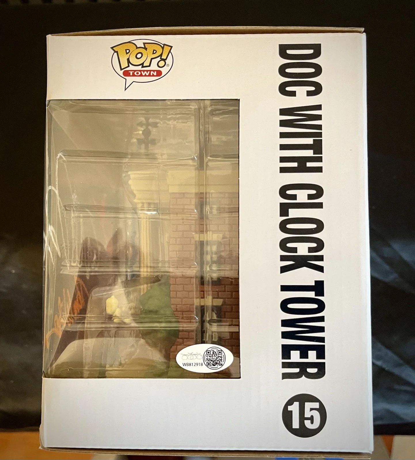 Michael J. Fox — Michael J Fox Back to the Future Cast Signed Funko POP! Clock Tower #15 JSA, image 3