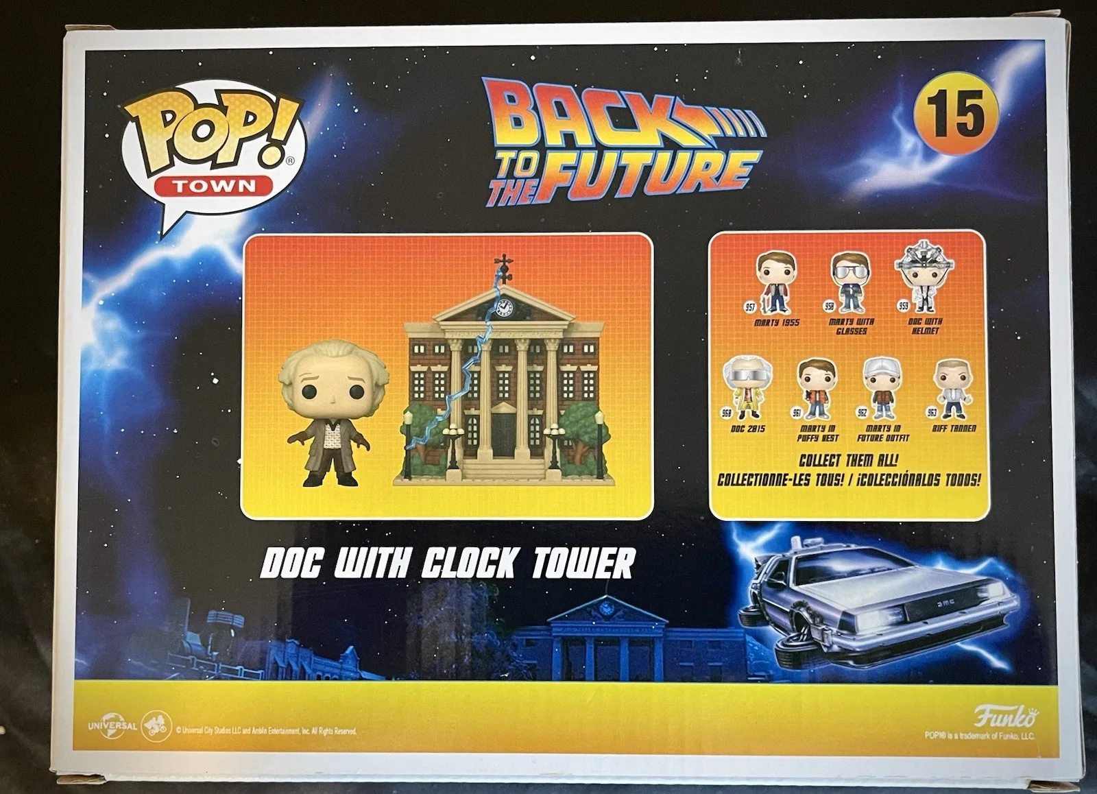 Michael J. Fox — Michael J Fox Back to the Future Cast Signed Funko POP! Clock Tower #15 JSA, image 5