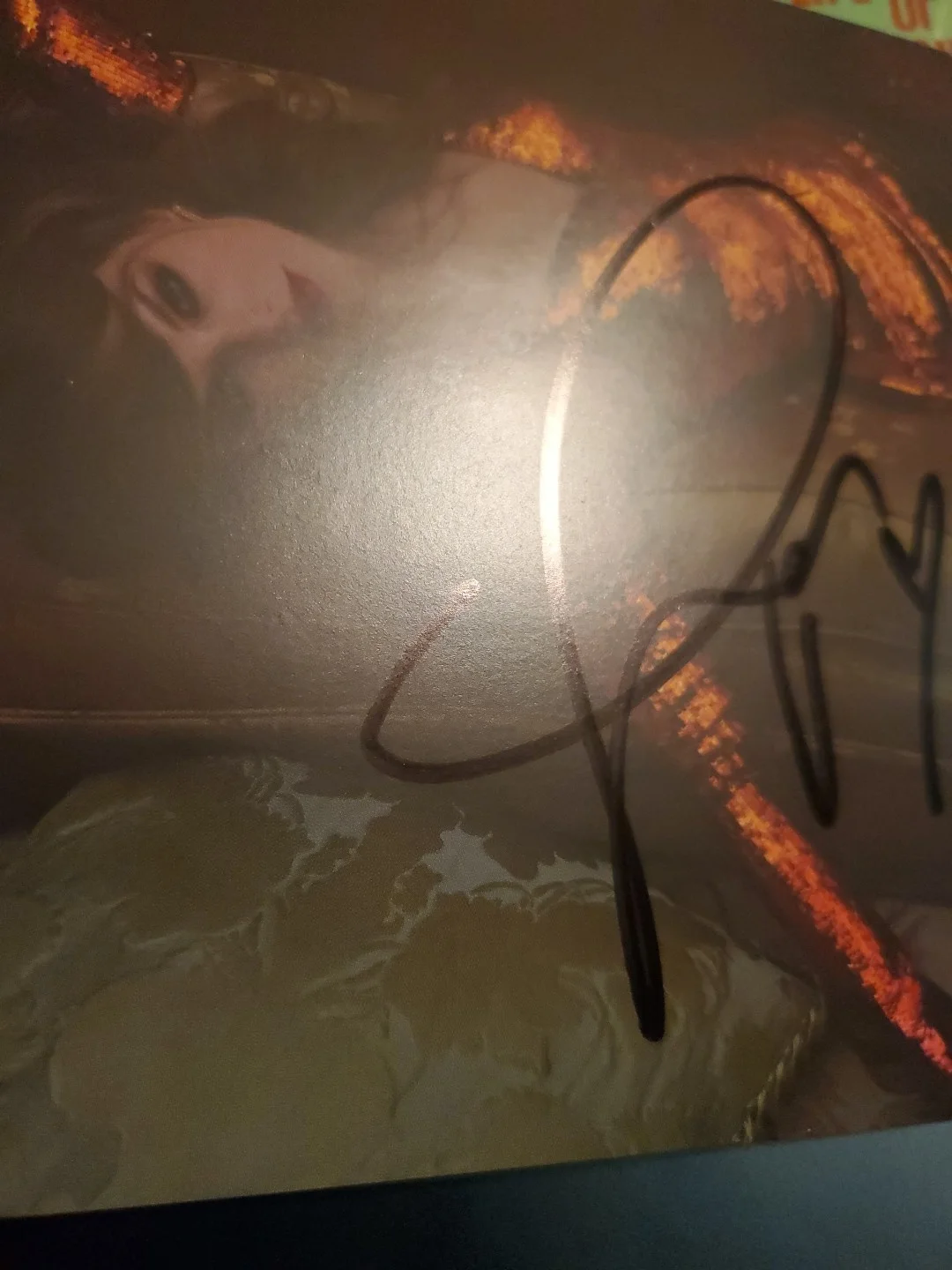 Rare Long Taylor Swift Signed TLOAS TEARDROP PHOTO 2, изображение 3