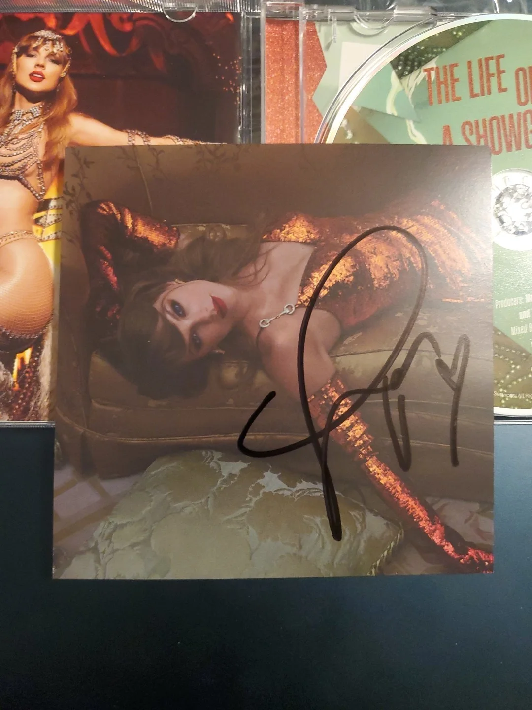 Rare Long Taylor Swift Signed TLOAS TEARDROP PHOTO 2, изображение 4
