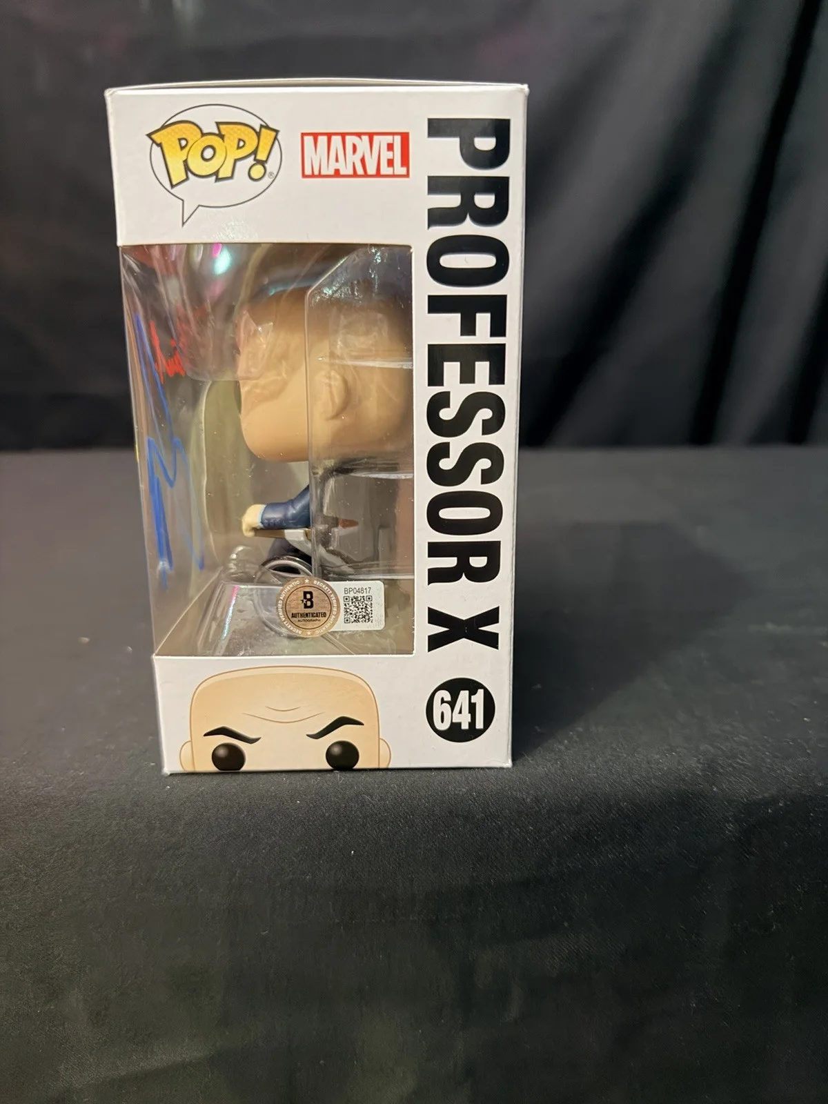 Patrick Stewart James MacAvey — Patrick Stewart James MacAvey Signed Professor X Funko Pop Beckett, изображение 2
