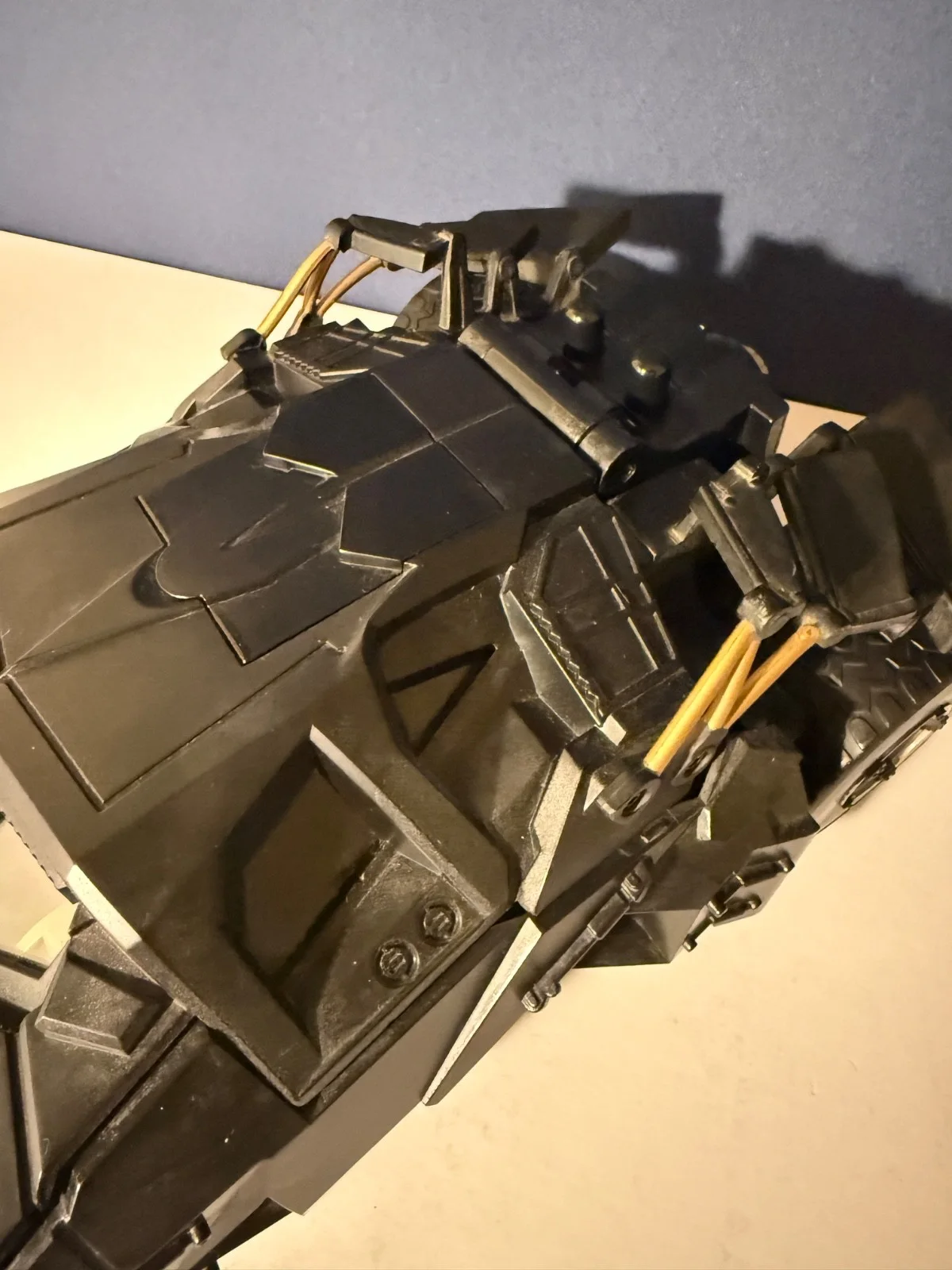 BATMAN Stealth Launch Batmobile Bat-Pod 2008 Mattel bike Tumbler & figure Bale, изображение 2