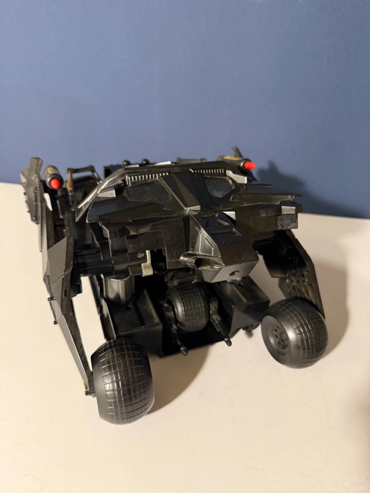 BATMAN Stealth Launch Batmobile Bat-Pod 2008 Mattel bike Tumbler & figure Bale, изображение 4