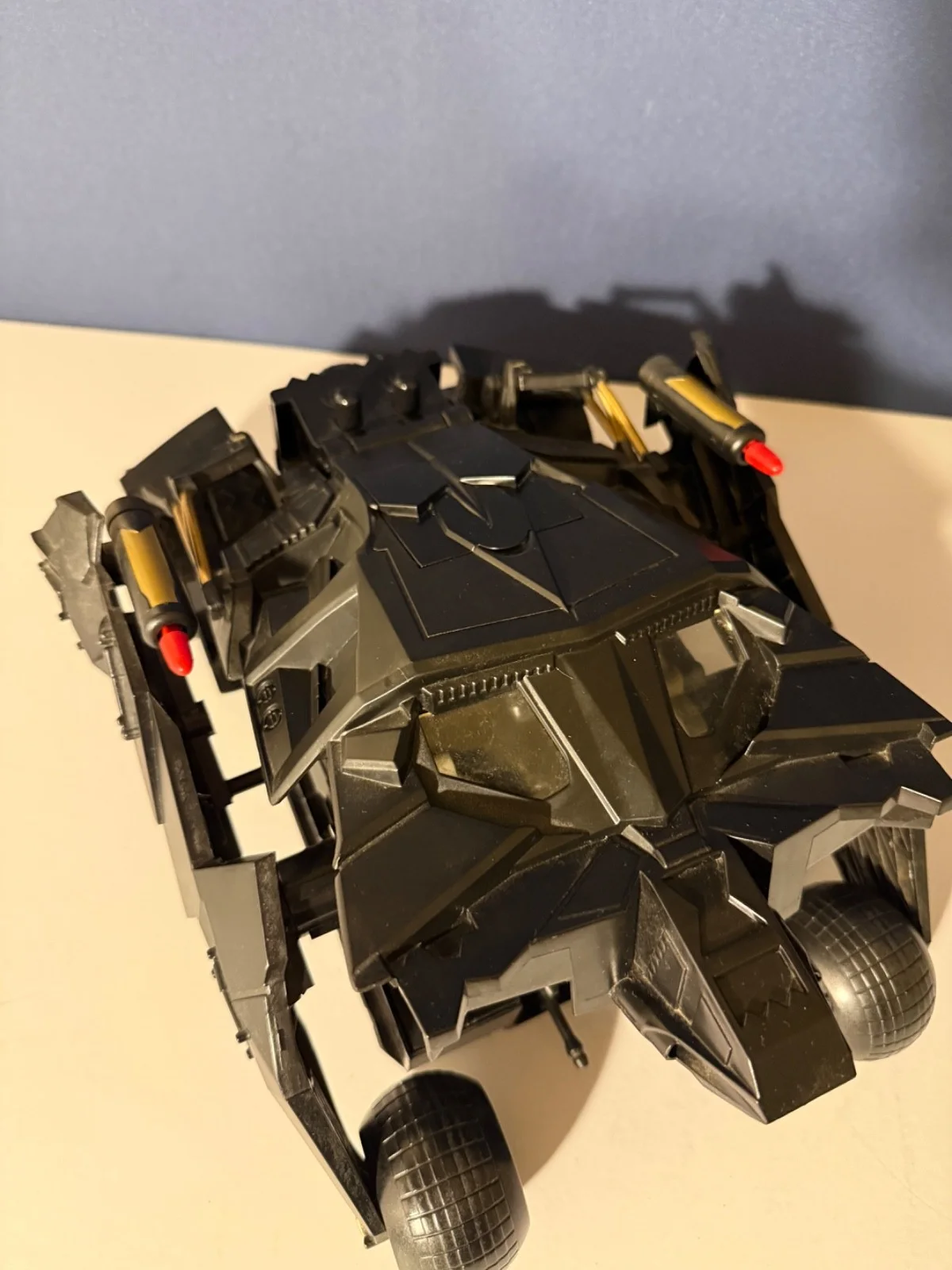 BATMAN Stealth Launch Batmobile Bat-Pod 2008 Mattel bike Tumbler & figure Bale, изображение 5