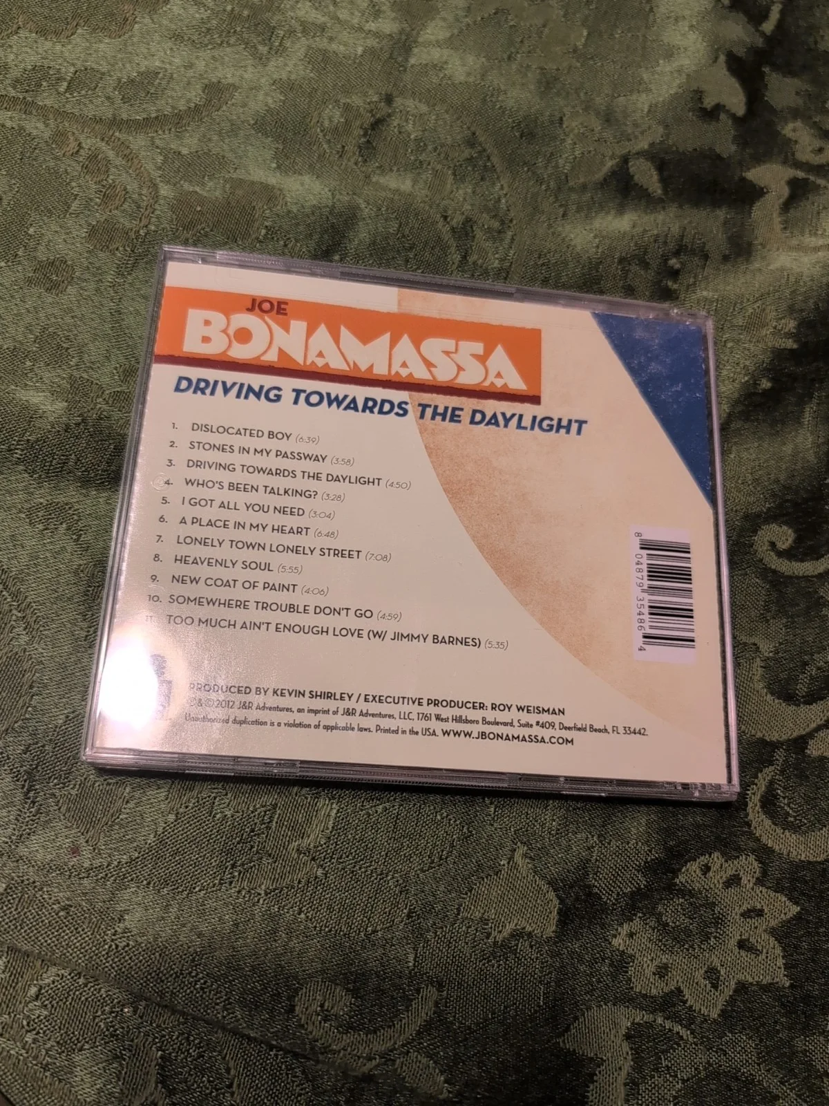 Joe Bonanassa Autographed CD Driving Towards The Daylight (Never Played), image 2