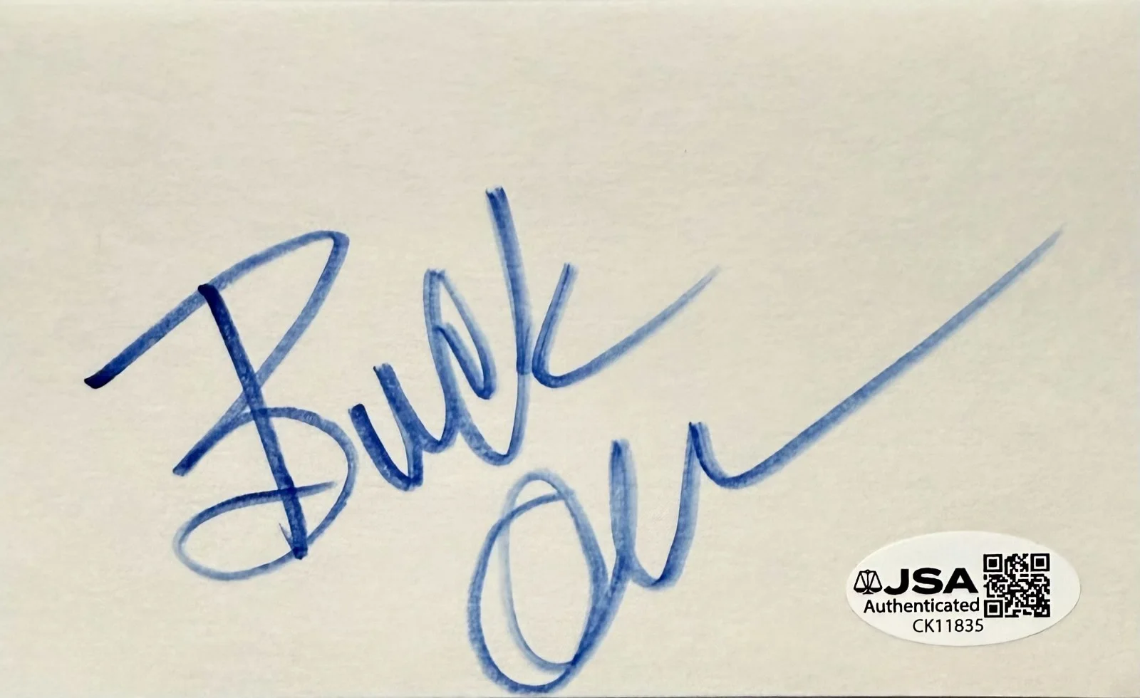 BUCK OWENS Autograph Signed 3x 5 INDEX CARD Hee Haw The Buckaroos JSA CERTIFIED, изображение 3