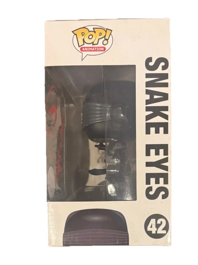 Ray Park Snake Eyes GI JOE Signed Autographed POP Funko Toy #42, image 2