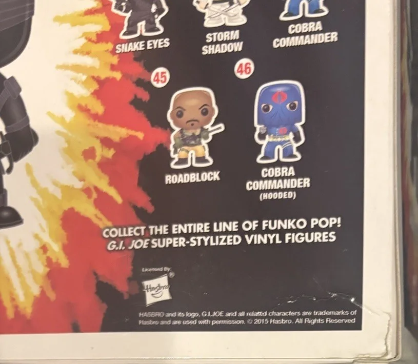 Ray Park Snake Eyes GI JOE Signed Autographed POP Funko Toy #42, image 3