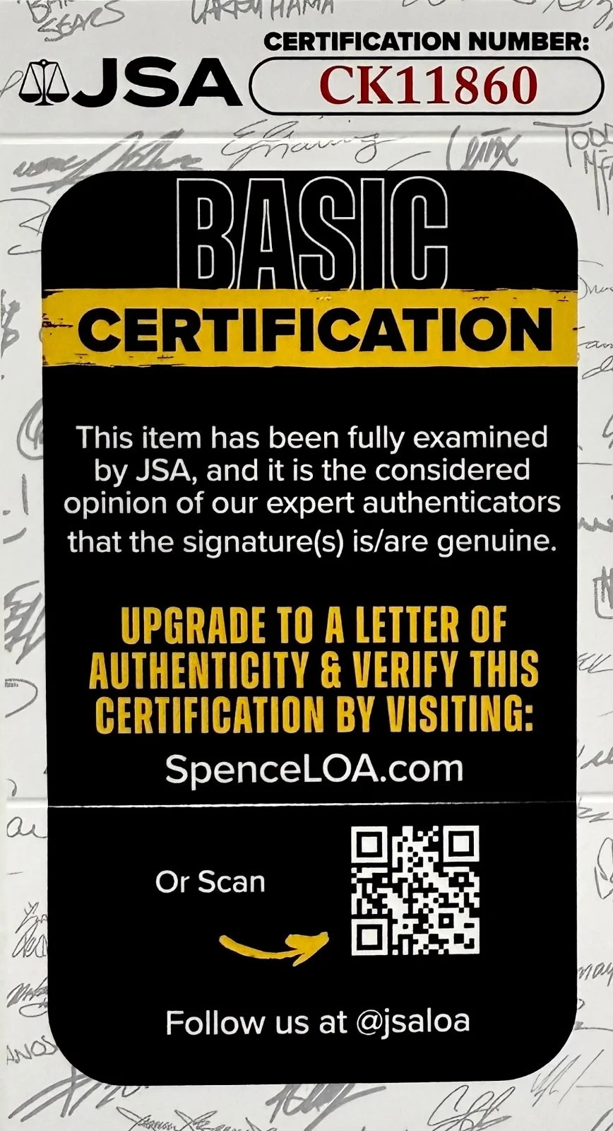 Clayton Moore — CLAYTON MOORE Signed Autograph 3x5 INDEX CARD THE LONE RANGER JSA CERT To RICK, изображение 4