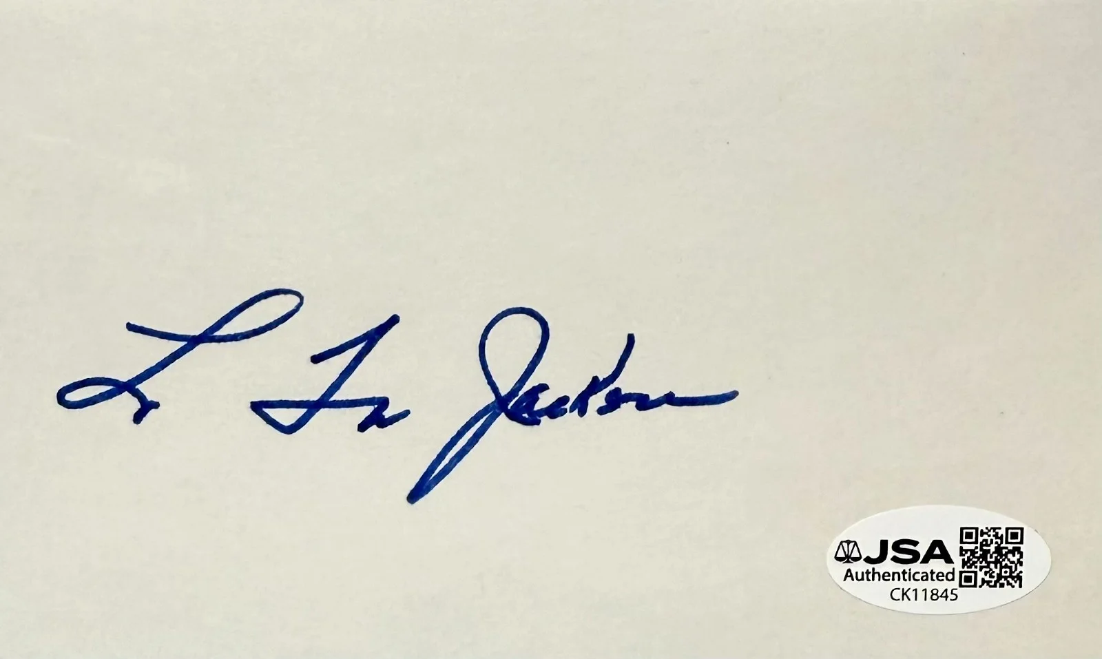 LA TOYA JACKSON Signed Autographed 3x5 INDEX CARD The Jackson Five JSA CERTIFIED, изображение 3