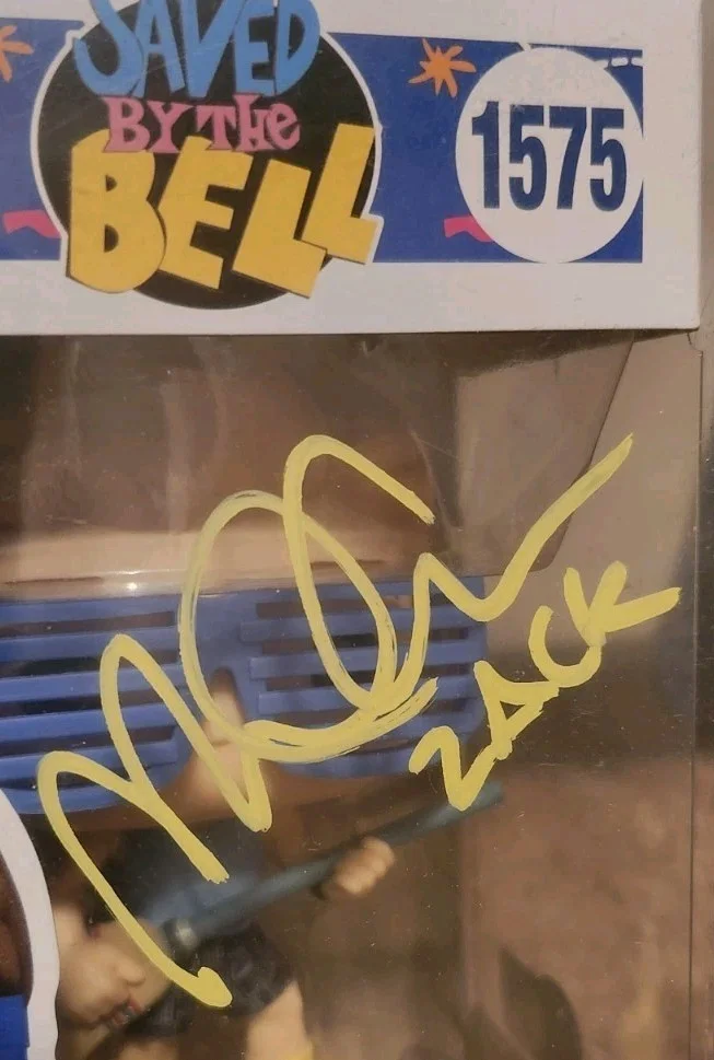 Mark Paul Gosselaar Saved by the Bell Zack signed autographed Funko Pop. Beckett, image 2