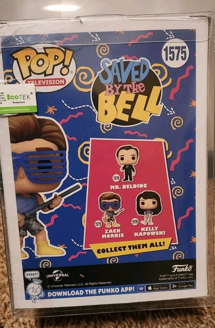 Mark Paul Gosselaar Saved by the Bell Zack signed autographed Funko Pop. Beckett, image 4