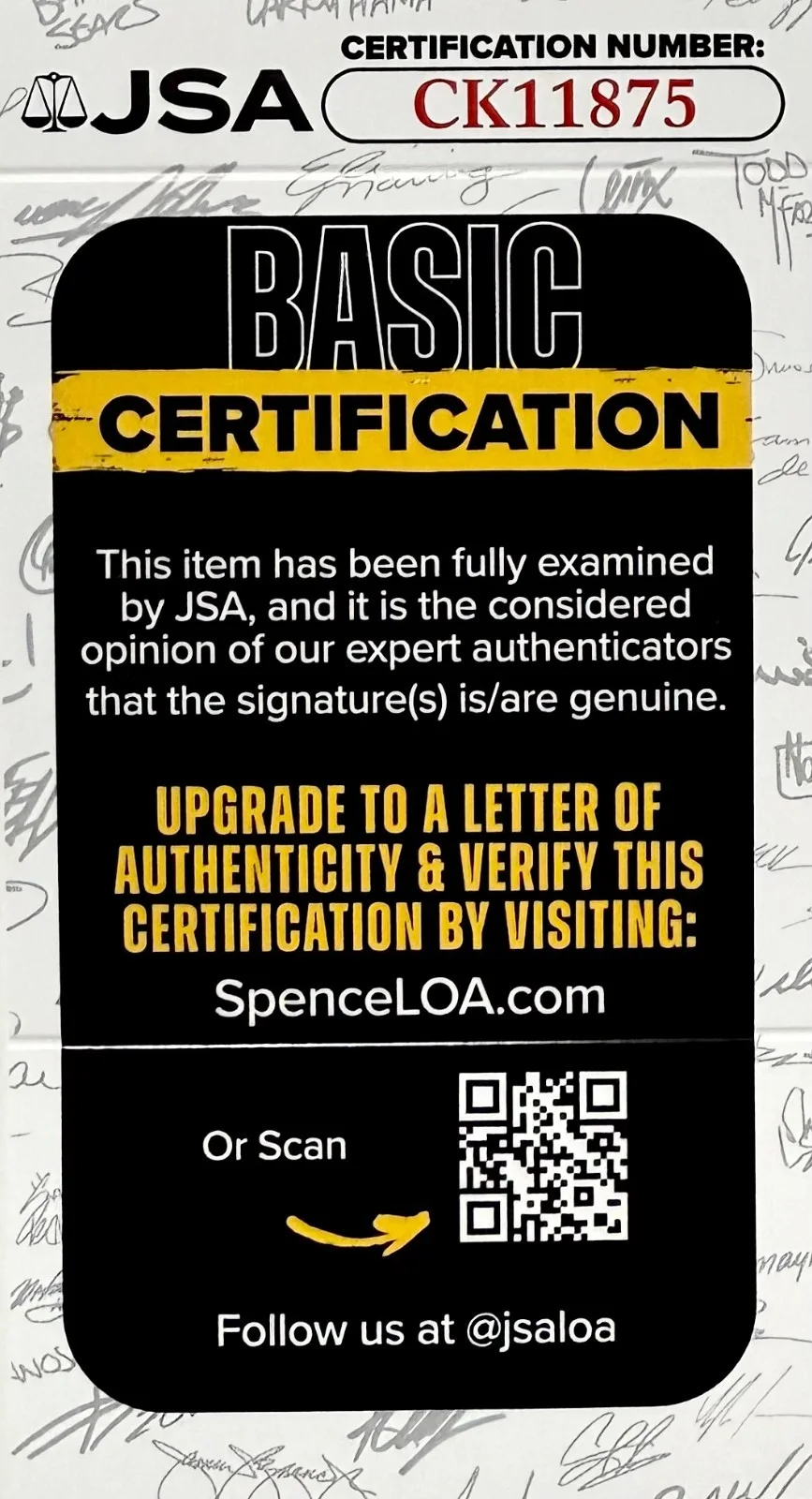 Patrick Warburton — PATRICK WARBURTON Signed Autograph 3"x 5" INDEX CARD FAMILY GUY JSA CERTIFIED, изображение 4