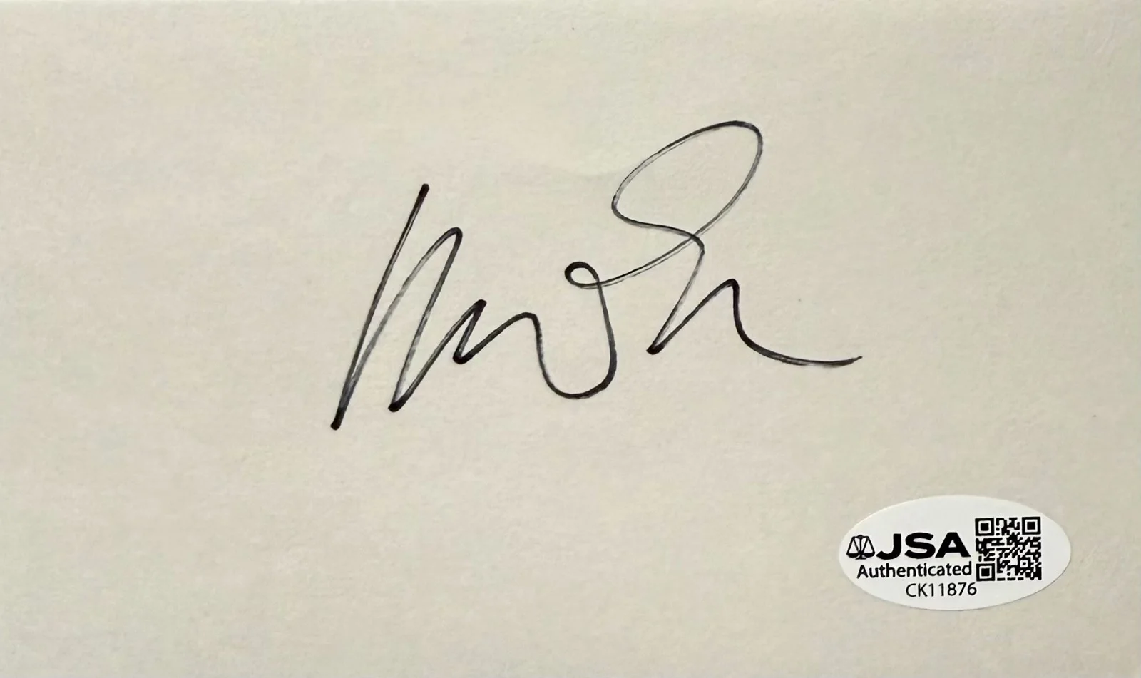 Martin Mull — MARTIN MULL Signed Autograph 3"x 5" INDEX CARD Clue Roseanne JSA CERTIFIED