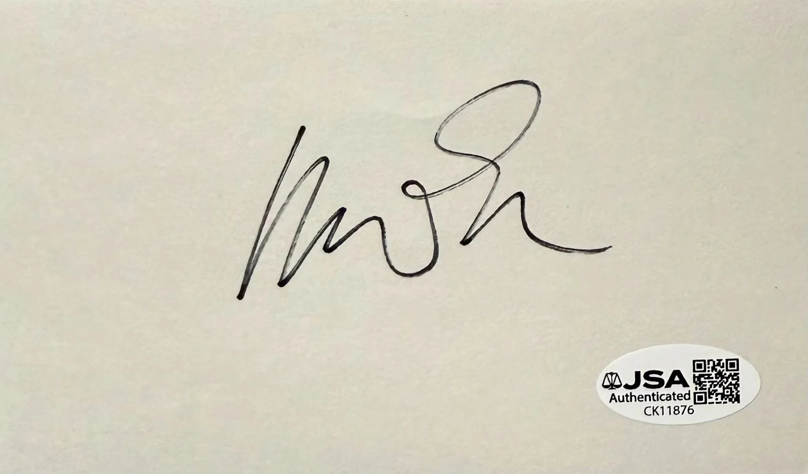 Martin Mull — MARTIN MULL Signed Autograph 3"x 5" INDEX CARD Clue Roseanne JSA CERTIFIED, image 3