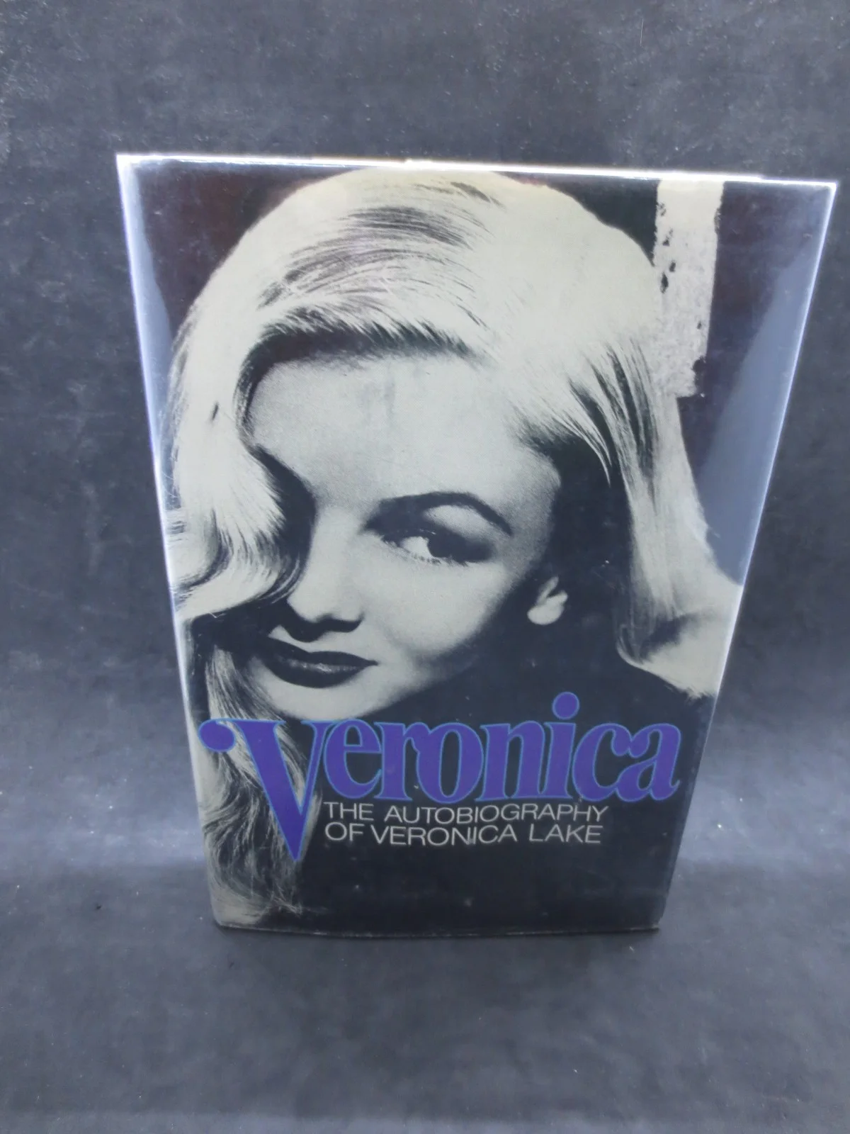 Veronica Lake — Rare Veronica Lake - 1940's Signed Framed Picture & Autobiography 1st Edition HC, image 4