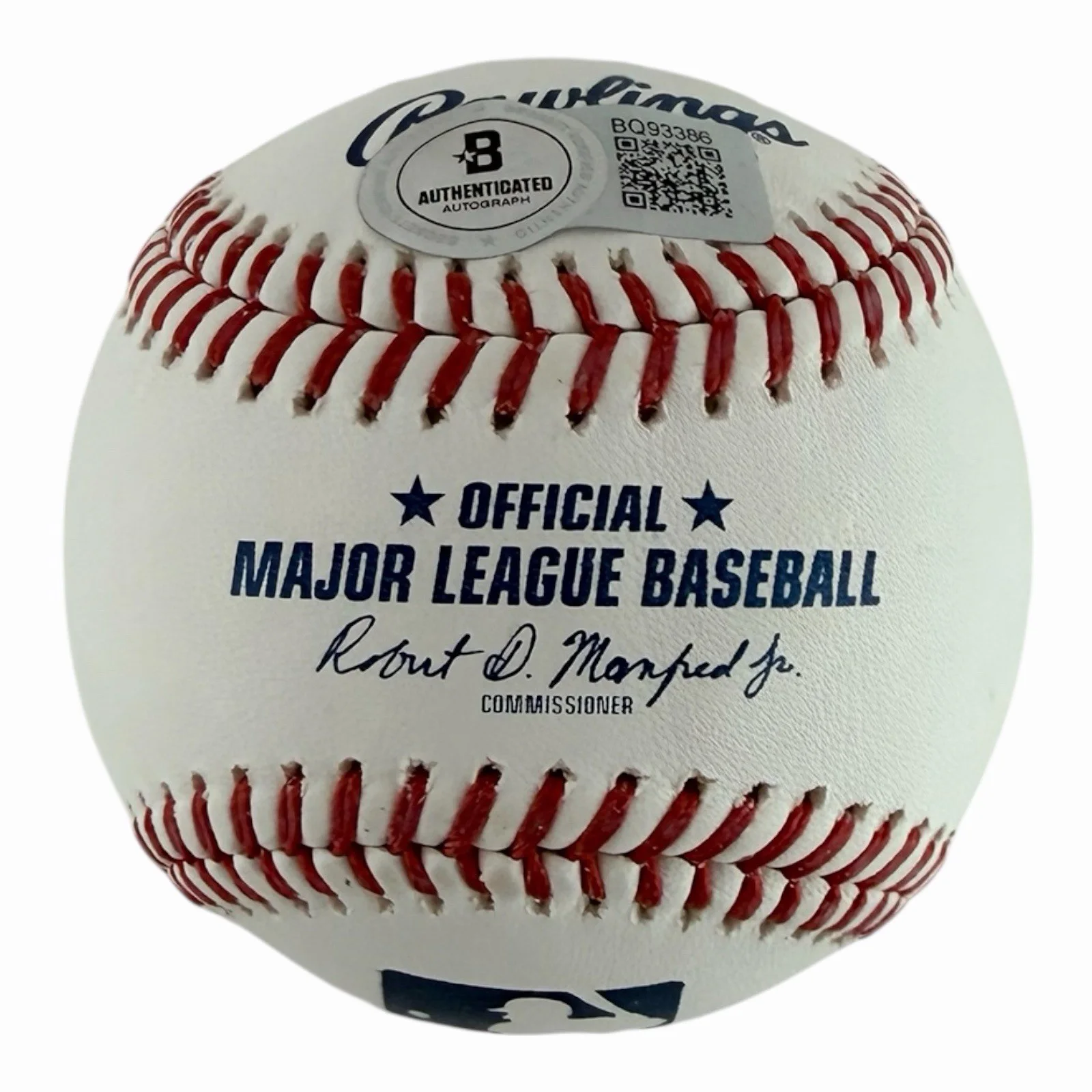 Patrick Renna — Patrick Renna Signed Rawlings Official MLB Baseball BAS You’re Killin’ Me Smalls, image 2