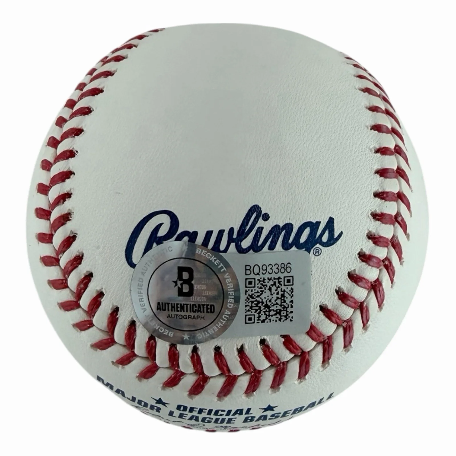 Patrick Renna — Patrick Renna Signed Rawlings Official MLB Baseball BAS You’re Killin’ Me Smalls, image 3