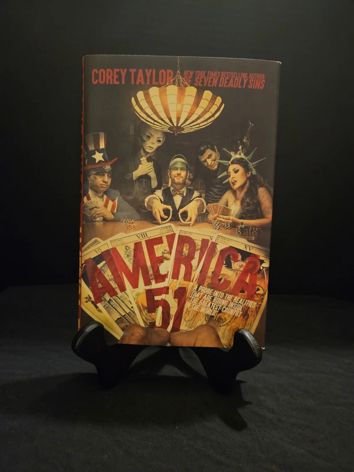 Corey Taylor Signed Copy America 51 Slipknot Stone Sour BAS COA, image 2