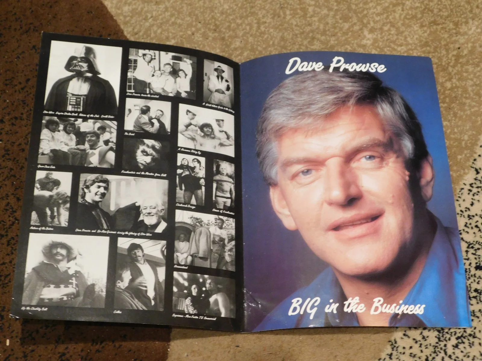 Dave Prowse Darth Vader Autograph Gis a job Laminated Brochure *Unique & Rare*, изображение 4