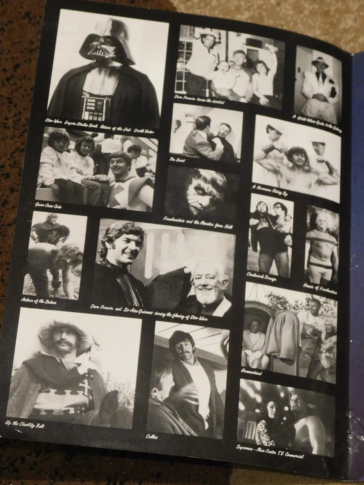 Dave Prowse Darth Vader Autograph Gis a job Laminated Brochure *Unique & Rare*, изображение 5
