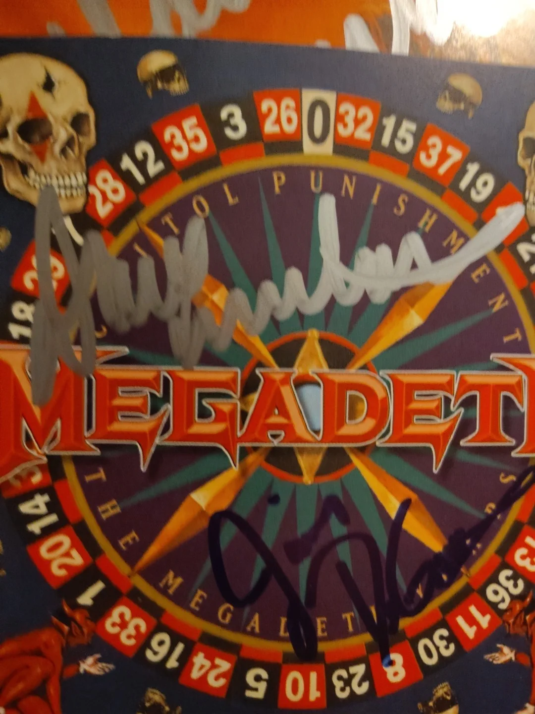 Megadeth Dave Mustaine Signed Peace Sells Cd Booklet Autographed. Jimmy Degrasso, image 2