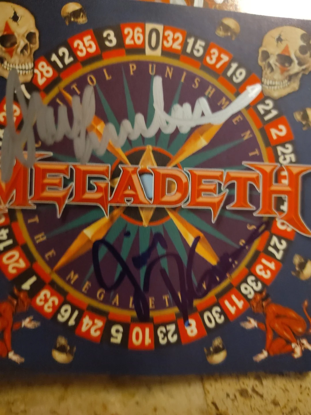 Megadeth Dave Mustaine Signed Peace Sells Cd Booklet Autographed. Jimmy Degrasso, image 4