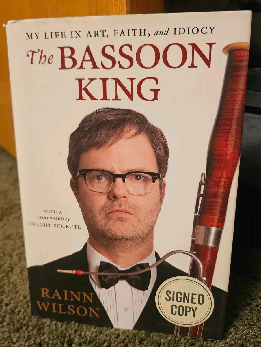 Rainn Wilson — Rainn Wilson SIGNED AUTOGRAPH The Bassoon King First Edition Book! The Office!, изображение 2