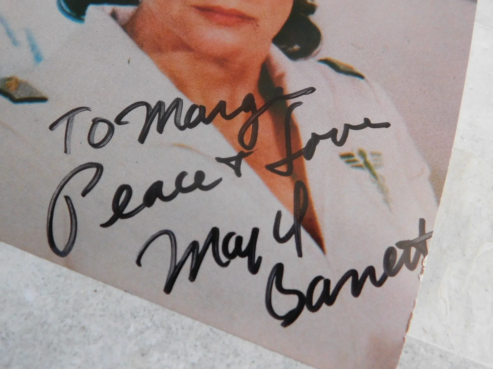 Majel Barrett as Chapel Star Trek Autographed Publicity Photo 7 x 5 Guaranteed, изображение 2