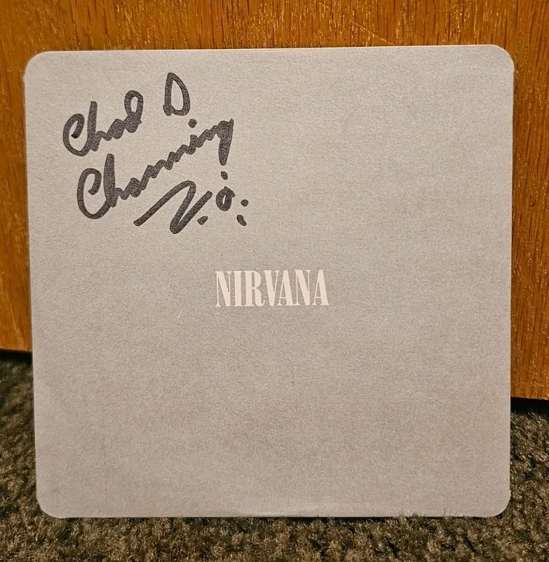 Chad Channing NIRVANA Signed Autograph Bleach CD Cover!, image 2