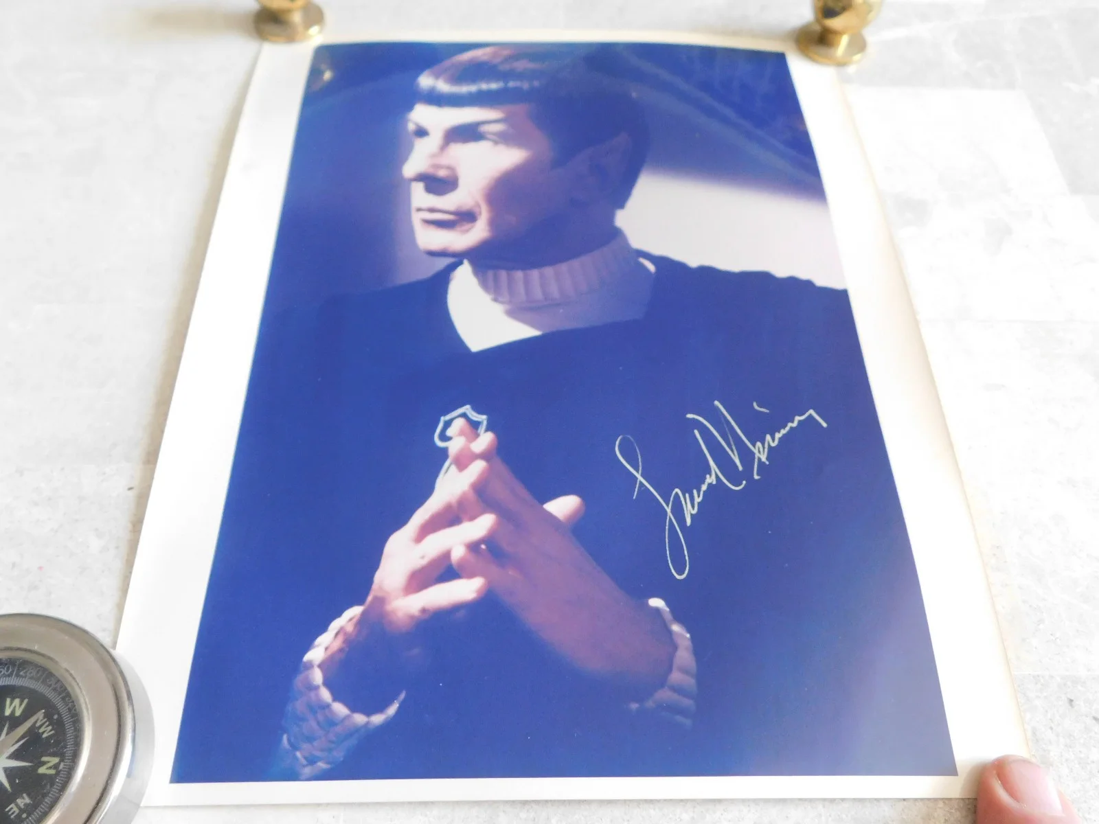 Leonard Nimoy as Spock Star Trek Autographed Publicity Photo 8x10 Guaranteed, изображение 2