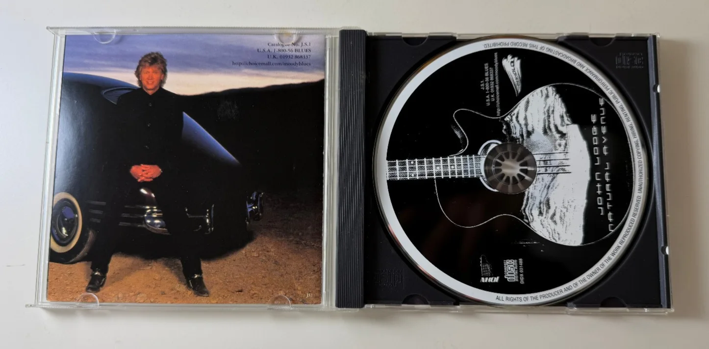 John Lodge (Moody Blues) Signed Natural Avenue CD complete in case, image 4