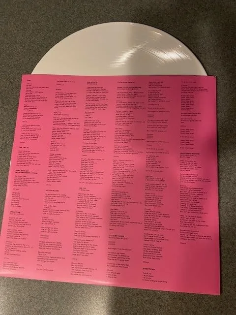 GALANTIS RX SIGNED Vinyl LP Autographed by Christian Karlsson DJ EDM Bone White, image 3