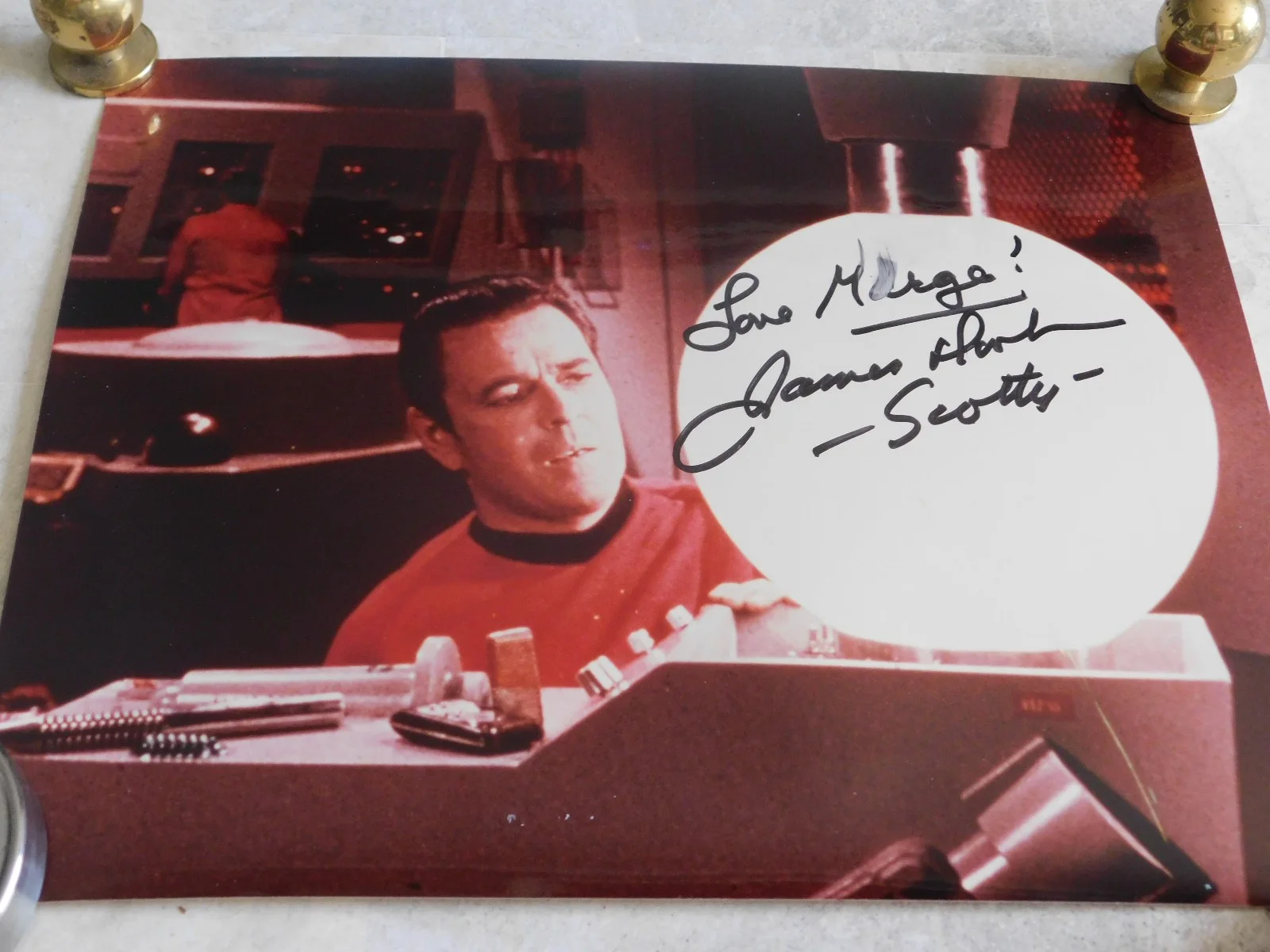 James Doohan as Scotty Star Trek Autographed Publicity Photo 8x10 *Guaranteed* a, изображение 2