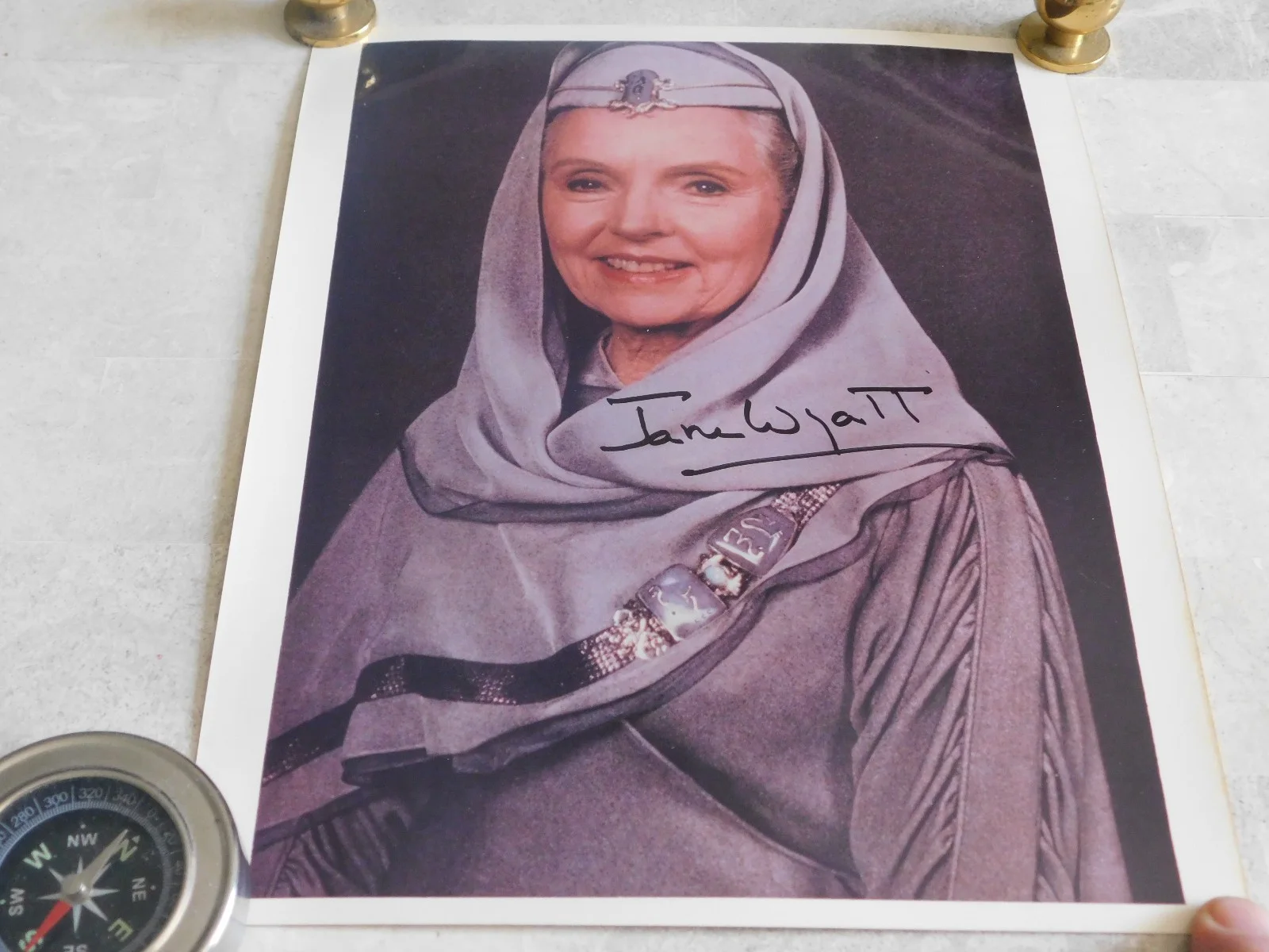 Jane Wyatt as Amanda G Star Trek Autographed Publicity Photo 8x10 *Guaranteed*, изображение 2