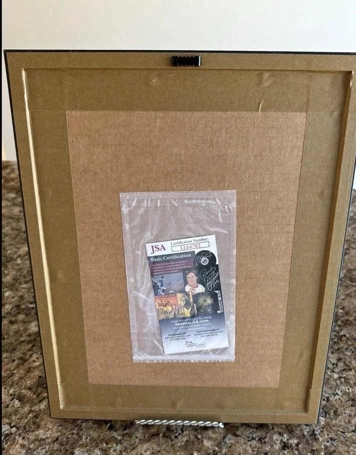 Chevy Chase Autographed 8x10 National Lampoons Pic Custom Framed With JSA COA, image 2
