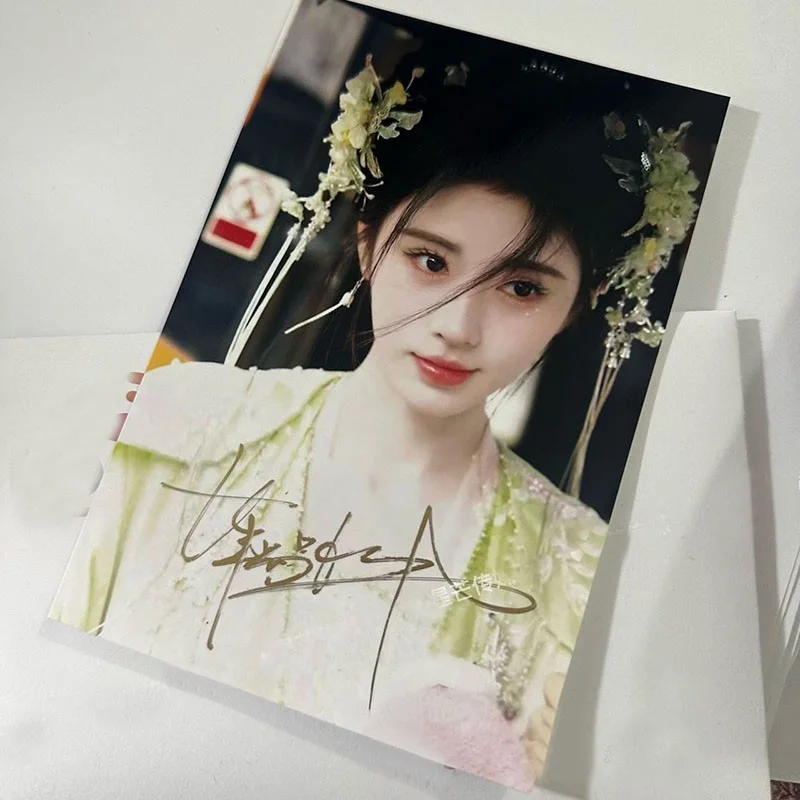 Ju Jingyi Autographed Signed Photos Card, image 3