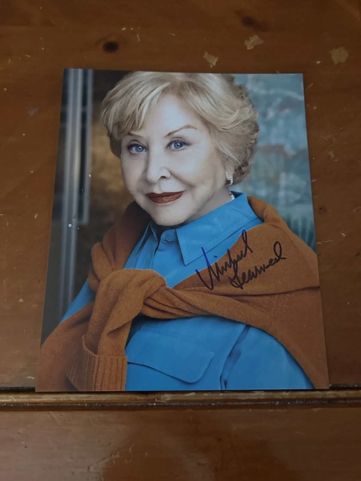 Michael Learned — Michael Learned Autographed Signed 8X10 Photo "The Waltons" Olivia Walton