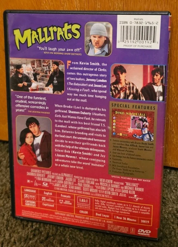 Kevin Smith — Kevin Smith MALLRATS Signed Autograph DVD Collectors Edition!, image 3