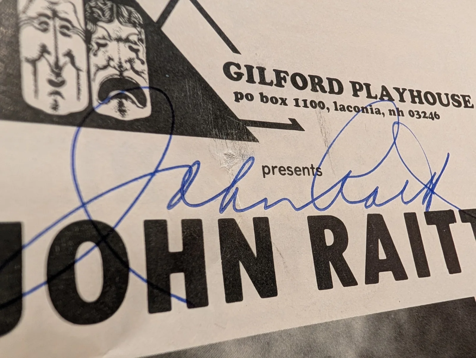 3 John Raitt Autographed Playbills Lakes Region Playhouse Legend 1976, 78, 81, изображение 2