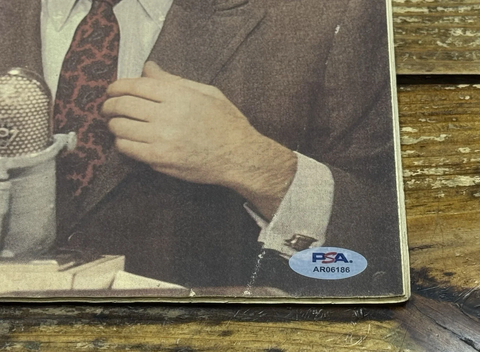 JOHNNY CARSON SIGNED LA LOS ANGELES TV TIMES 1991 PSA/DNA TONIGHT SHOW, изображение 3