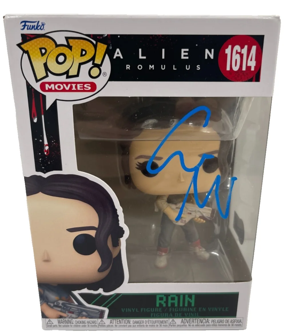 Cailee Spaeny — Cailee Spaeny Signed Rain Funko 1614 Alien Romulus Authentic Autograph Beckett