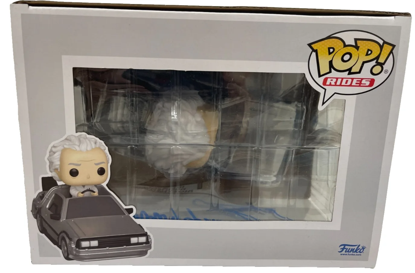 Christopher Lloyd — Christopher Lloyd Signed Pop Rides Funko Doc Time Machine Back to the Future BAS, image 4