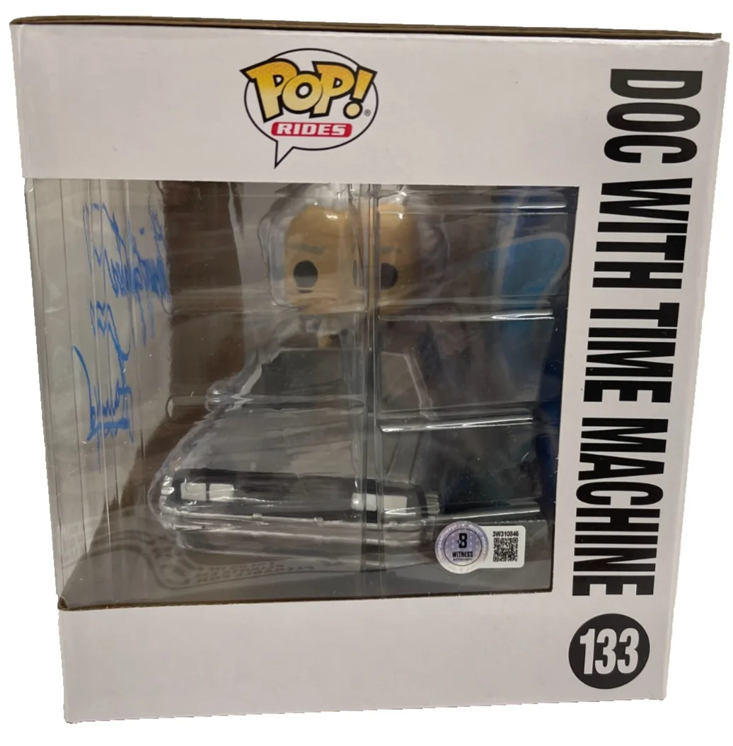 Christopher Lloyd — Christopher Lloyd Signed Pop Rides Funko Doc Time Machine Back to the Future BAS, image 5