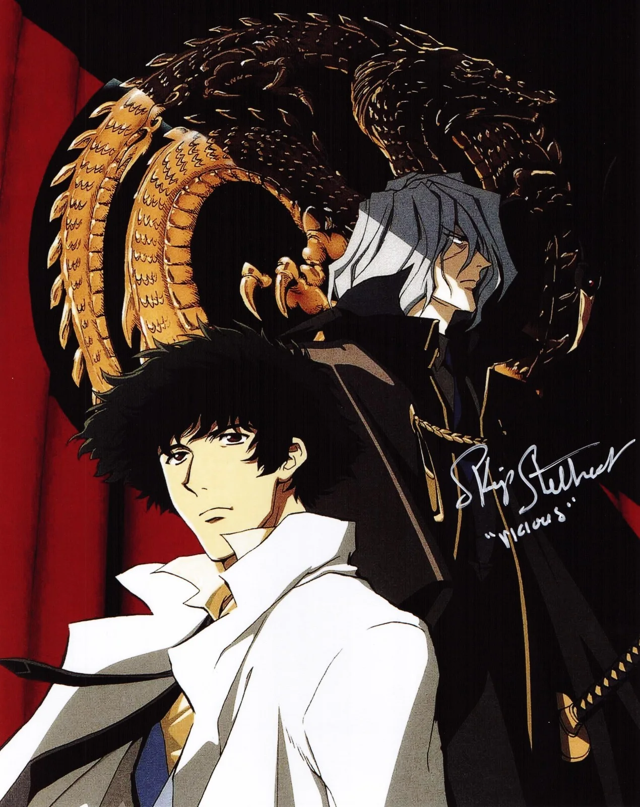 Skip Stellrecht — Vicious signed autographed 8x10 Photo Cowboy Bebop Skip Stellrecht