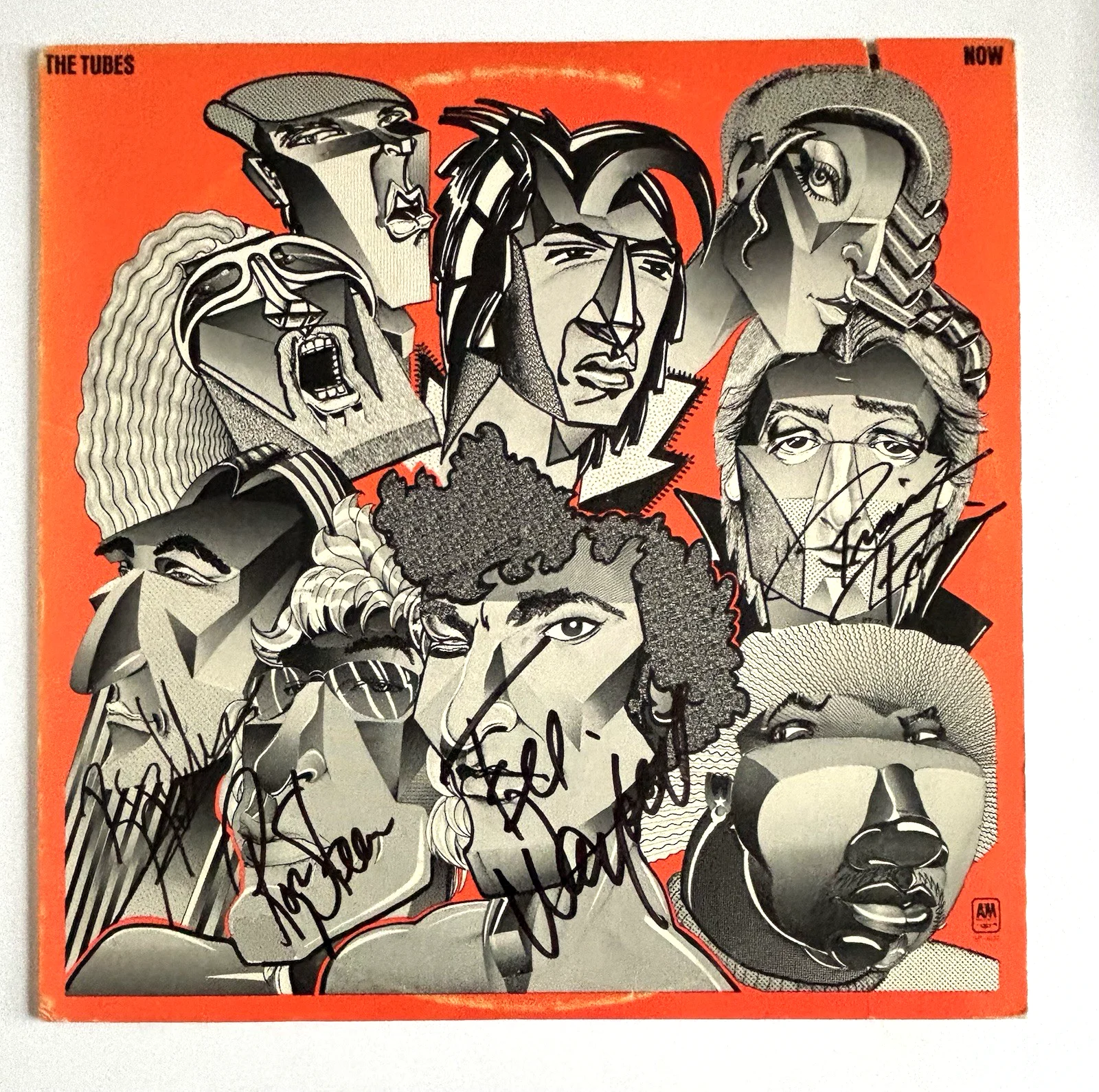 THE TUBES Signed NOW Vinyl LP RECORD JSA COA Fee Waybill STEEN Anderson PRINCE, image 2